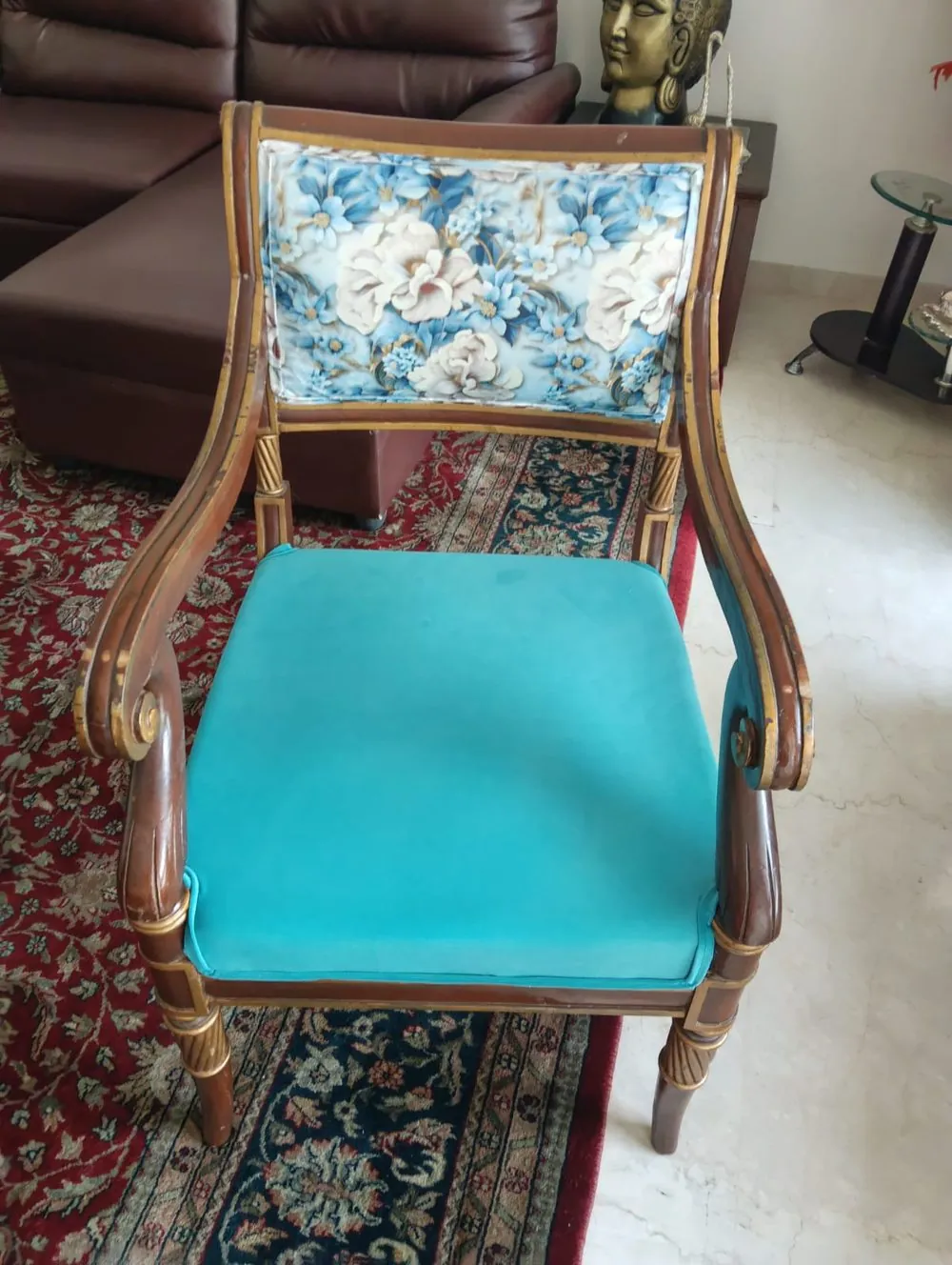 Sofa cushion foam replacement in workshop